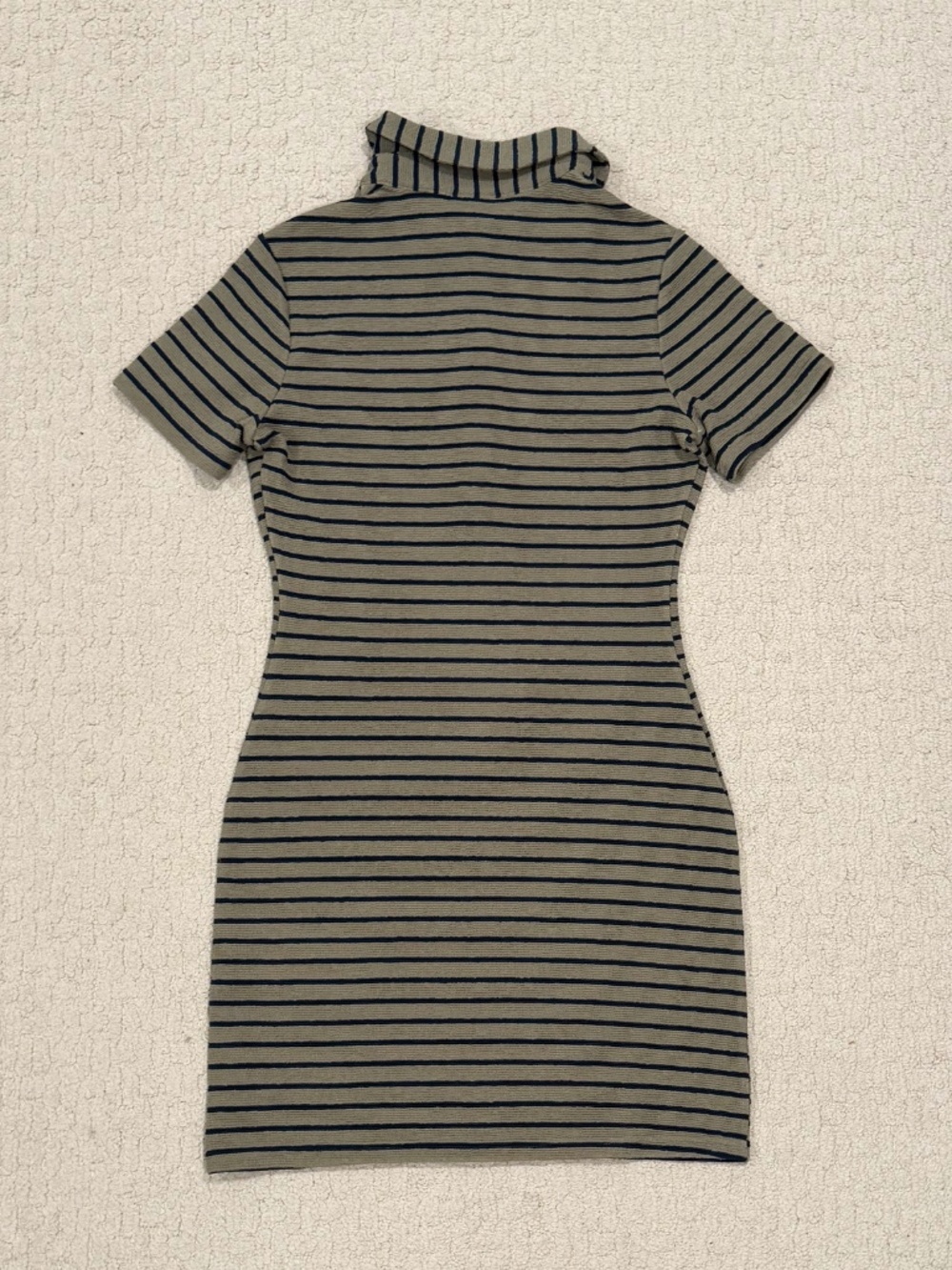 Reformation Striped Textured Polo Dress Size Medium - Picture 5 of 5